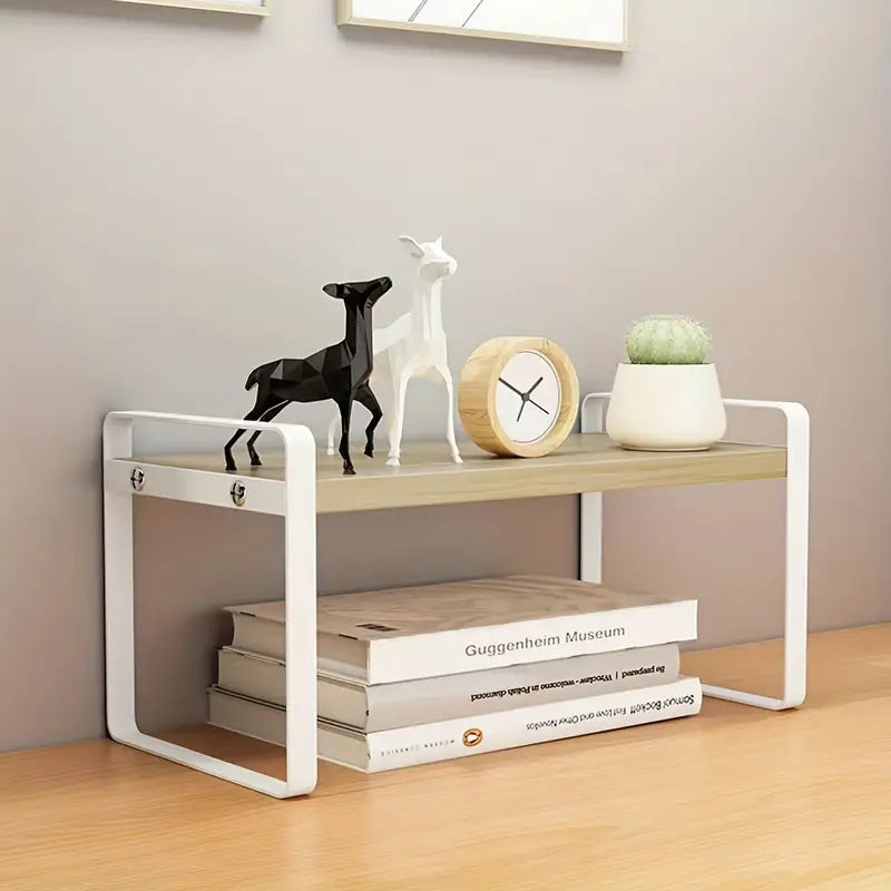 Space Saving Shelf Organizer for Desk