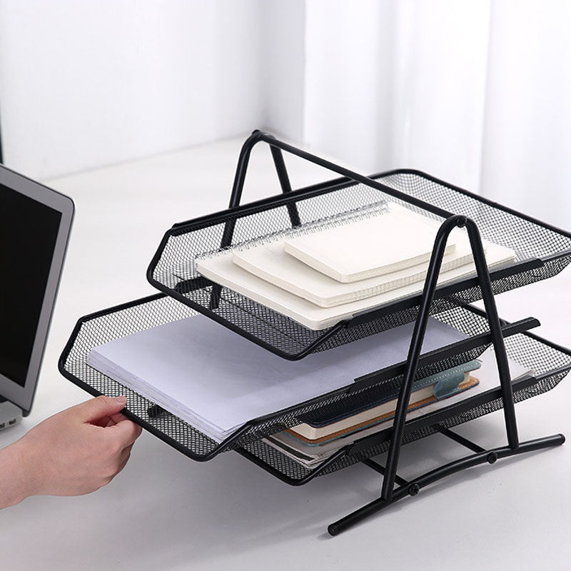 Metal Storage Rack for Office with Multi-Layer Design