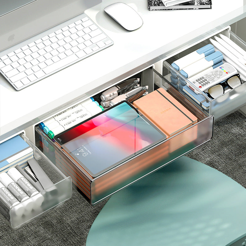 Under-Table Hidden Drawer for Mobile Desk Storage Box