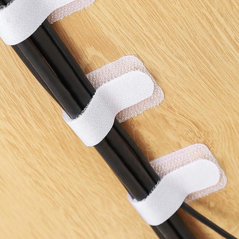 10Pcs Cable Organizing Straps, Electric Wire Velcro