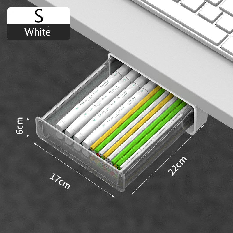 Under-Table Hidden Drawer for Mobile Desk Storage Box