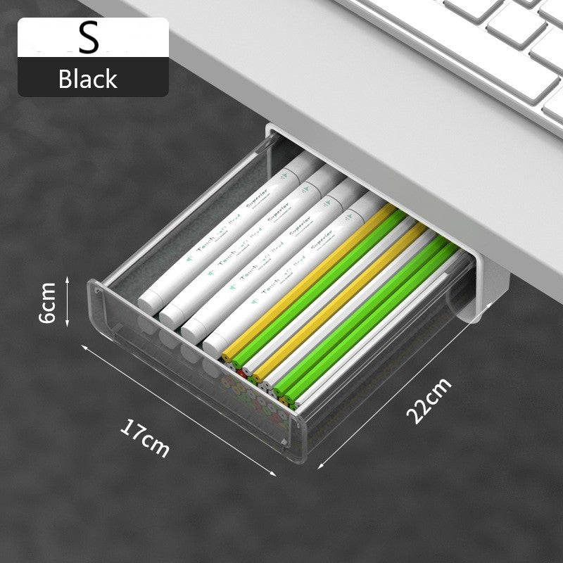 Under-Table Hidden Drawer for Mobile Desk Storage Box