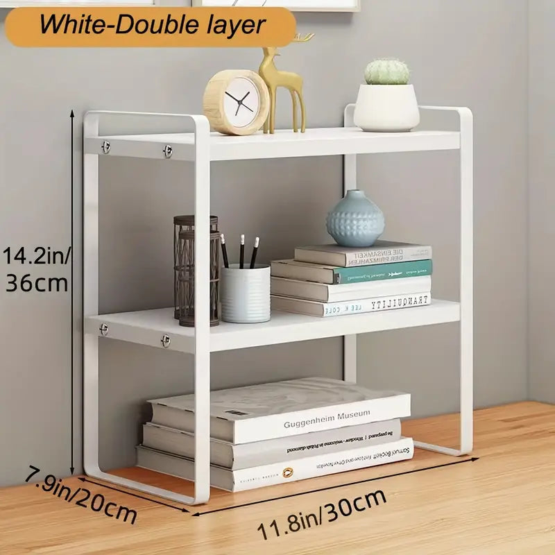 Space Saving Shelf Organizer for Desk