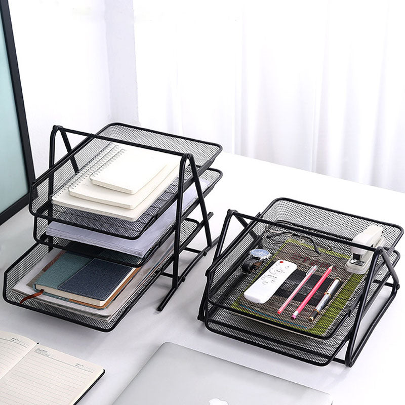 Metal Storage Rack for Office with Multi-Layer Design