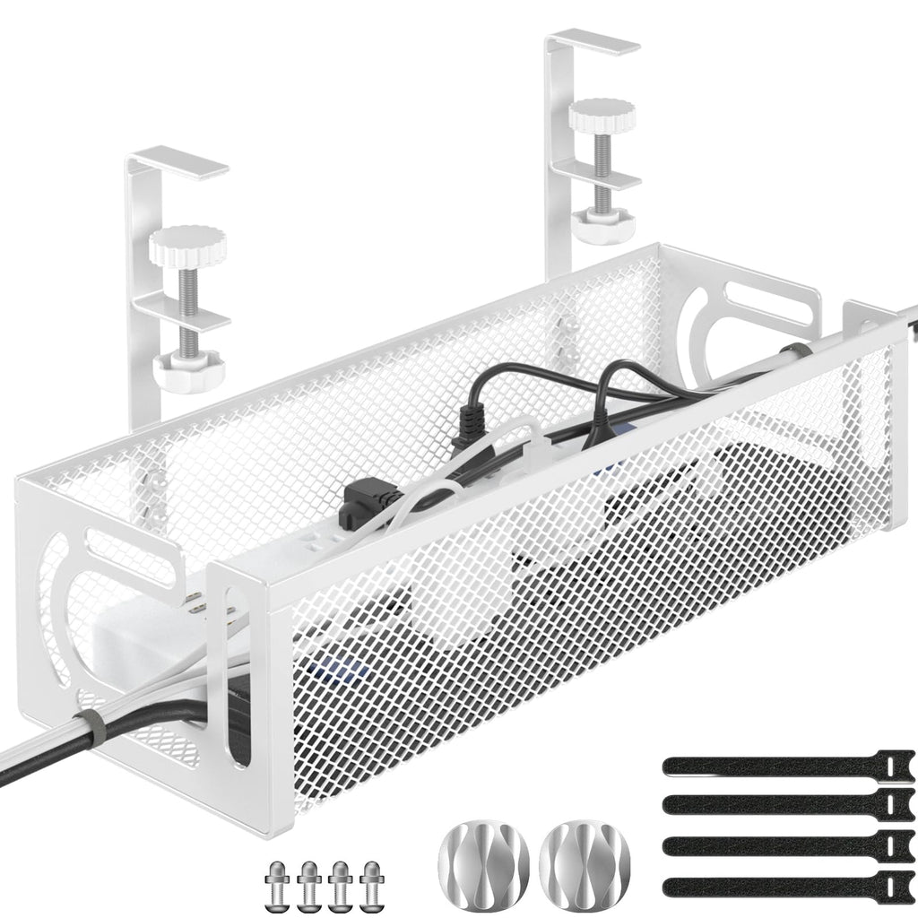 Cable Management Under Desk Tray NO TOOLS NEEDED