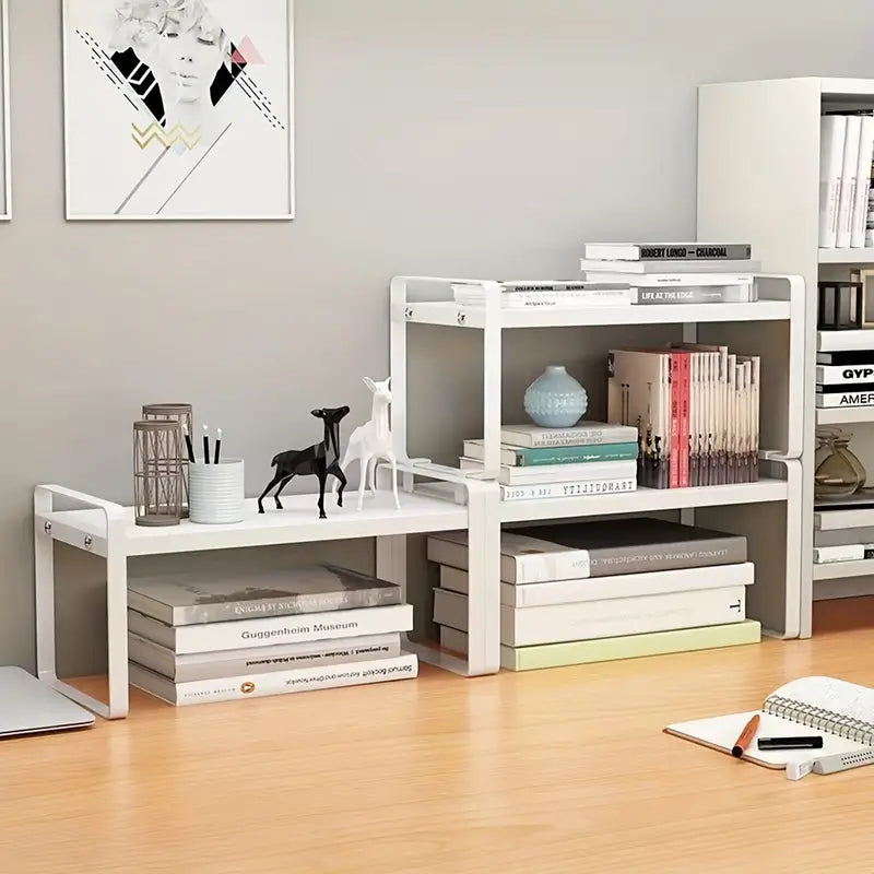 Space Saving Shelf Organizer for Desk