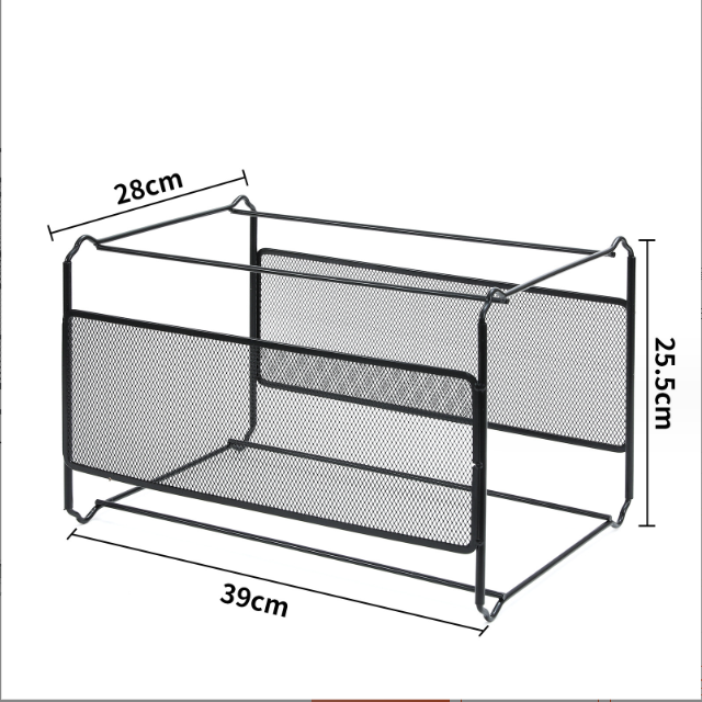 Metal Hanging Rack for Office and Dormitory Storage