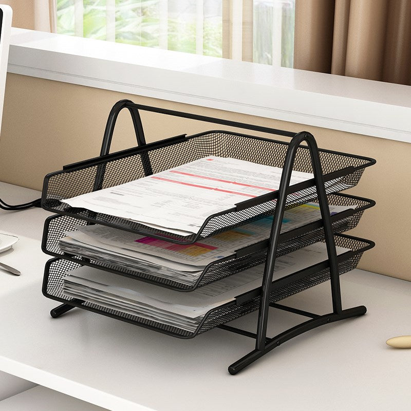 Metal Storage Rack for Office with Multi-Layer Design