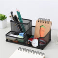 Metal Four-Grid Pen Holder