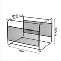 Metal Hanging Rack for Office and Dormitory Storage