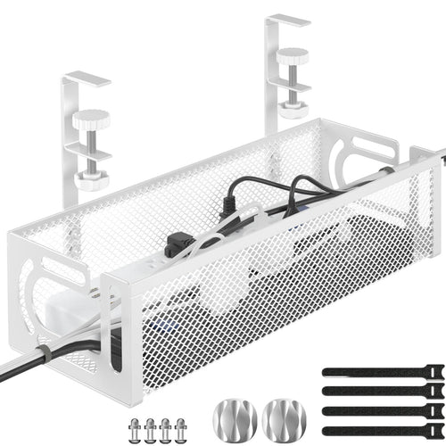 Cable Management Under Desk Tray NO TOOLS NEEDED